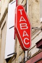 Bordeaux , Aquitaine / France - 06 01 2020 : tabac french logo sign text for store tobacco shop