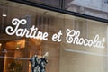 Bordeaux, Aquitaine / France - 11 12 2019 : Tartine et Chocolat sign logo store girls and boys ready-to-wear shop birth clothes