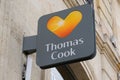 Bordeaux , Aquitaine / France - 10 10 2019 : Thomas cook sign shop logo store uk travel agency
