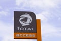 Total access logo and text sign company of fuel car gas service station