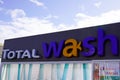 Bordeaux , Aquitaine / France - 10 15 2019 : Total Automatic car wash brand sign identifying in gas station