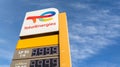 Totalenergies brand text company logo sign price Total energies gas service station