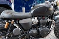 Triumph bike bonneville detail sign text and brand logo custom by hedonic on motorbike