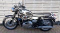 Triumph bonneville t100 limited edition 110th anniversary neo-retro motorcycle classic Royalty Free Stock Photo