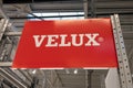 VELUX logo text and brand sign roof windows add fresh air and daylight in home living
