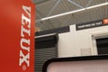 Velux windows roof vasistas logo text and brand sign in shop dealer