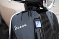 vespa sign italian motorbike piaggio brand text black motorcycle scooter logo from