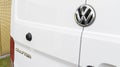 Volkswagen crafter VW logo sign and brand text on panel van german European car