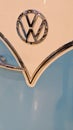 Volkswagen logo sign front of gorenje fridge special edition vintage retro classic Royalty Free Stock Photo