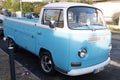 Volkswagen pickup Old vw blue kombi front of bulli car bus vintage van retro classic
