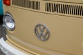 Volkswagen sign text and logo brand chrome van Type 2 vw bulli Transporter Old vintage