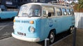 Volkswagen Type 2 blue kombi bat windows Minibus Classic VW Camper Van