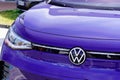 Volkswagen VW ID.3 logo brand sign car grill german electric vehicle manufacturer