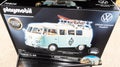 Vw bus in playmobil toy vintage volkswagen campervan in limited edition box from Royalty Free Stock Photo