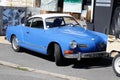 Bordeaux , Aquitaine / France - 06 14 2020 : vw Karmann Ghia blue volkswagen old timer car Royalty Free Stock Photo