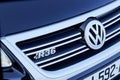 Vw r36 Volkswagen passat golf logo brand and text sign Royalty Free Stock Photo