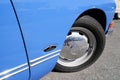 Bordeaux , Aquitaine / France - 06 14 2020 : vw Typ 14 Karmann Ghia blue vintage car retro volkswagen Oldtimer