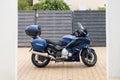 Yamaha FJR 1300 ae Motorcycle blue mat modern gran touring japanese motorbike