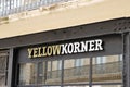 YellowKorner logo sign and brand text store Yellow Korner shop of limited edition art