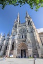 Bordeaux with famous Saint-Andrew cathedral in France