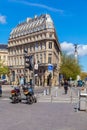 BORDEAUX, FRANCE - APRIL 4, 2011: French people walking in front