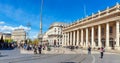 BORDEAUX, FRANCE - APRIL 4, 2011: French people walking on Grand