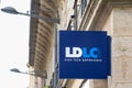 Logo of LDLC on their main store for Bordeaux.