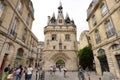 BORDEAUX, FRANCE - JUNE 4, 2022: Bordeaux beautiful cityscape with Porte Cailhau, Bordeaux, France