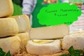 Genuine bufala mozzarella cheese
