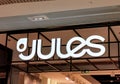 BORDEAUX, FRANCE, March 07, 2020 : JULES shop, boutique logo store facade sign of a french shop, brand fashion retailer selling