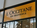 BORDEAUX, FRANCE, March 07, 2020 : L`OCCITANE EN PROVENCE shop, boutique logo store facade sign, international retailer of body,