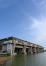 Bordeaux, France - 27 March, 2022, View of the bombproof World War 2 German submarine base