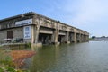 Bordeaux, France - 27 March, 2022, View of the bombproof World War 2 German submarine base