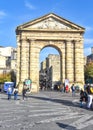 Bordeaux, France - Porte de Bourgogne in the Place de Victoire