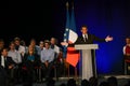 BORDEAUX, FRANCE - NOVEMBER 22, 2014 : Political meeting of the former President of the Republic, Nicolas Sarkozy in