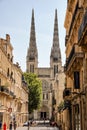 Saint andrew cathedral at Bordeaux Royalty Free Stock Photo