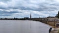 Bordeaux - France, tourist city, old streets, beautiful architecture, river Gatona, boats, nature and everything that a historic.