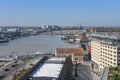 Bordeaux, France: View of the bombproof World War 2 German submarine base and pen in the Bacalan waterfront