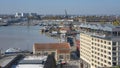 Bordeaux, France: View of the bombproof World War 2 German submarine base and pen in the Bacalan waterfront