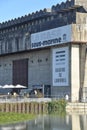 Bordeaux, France - View of the bombproof World War 2 German submarine base and pen in the Bacalan waterfront