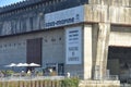 Bordeaux, France - View of the bombproof World War 2 German submarine base and pen in the Bacalan waterfront