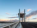 BORDEAUX, GIRONDE/FRANCE - SEPTEMBER 18 : New Lift Bridge Jacques Chaban-Delmas Spanning the River Garonne at Bordeaux on