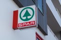 Bordeaux Nouvelle Aquitaine / France - 03 28 2019 : spar logo sign multinational dutch group largest food retail store chains in