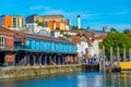 Bordeaux quay at Avon in English town Bristol Royalty Free Stock Photo