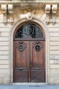 Bordeaux, typical wooden door i