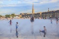 Bordeaux water mirror, the pool is the largest water mirror in the world with 3450 sq.m