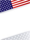 American flag symbols patriotic background frame Royalty Free Stock Photo