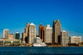 Riverfront, Windsor, Ontario, Canada. Royalty Free Stock Photo