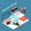 Border Control Isometric Background