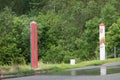 Border crossing between Belarus and Lithuania